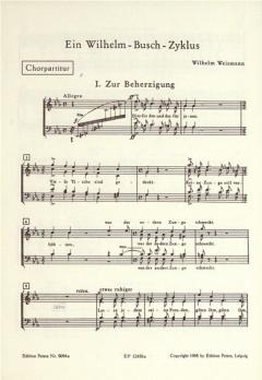 Ein Wilhelm-Busch-Zyklus, Nr. 1 (Wilhelm Weismann) 