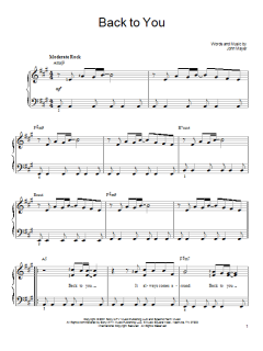 Back To You von John Mayer (Download) 