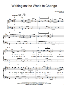 Waiting On The World To Change von John Mayer (Download) 