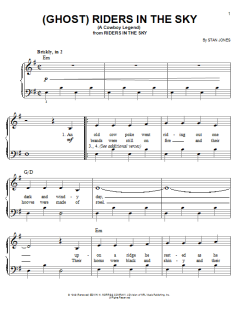 (Ghost) Riders In The Sky von Johnny Cash (Download) 