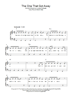 The One That Got Away von Katy Perry (Download) 