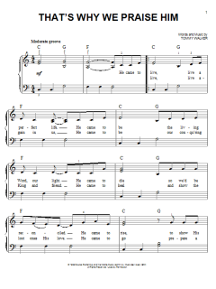 That's Why We Praise Him von Tommy Walker (Download) 