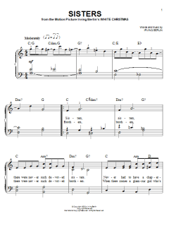 Sisters von Irving Berlin (Download) 