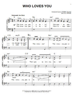 Who Loves You von Robert Gaudio (Download) 