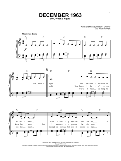 December 1963 (Oh, What A Night) von The Four Seasons (Download) 