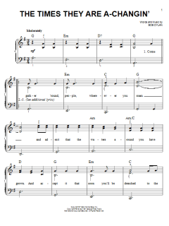 The Times They Are A-Changin' von Bob Dylan (Download) 