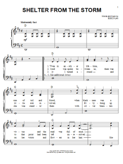 Shelter From The Storm von Bob Dylan (Download) 