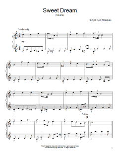 Sweet Dream (Douce Reverie), Op. 39, No. 21 von Peter Iljitsch Tschaikowsky (Download) 