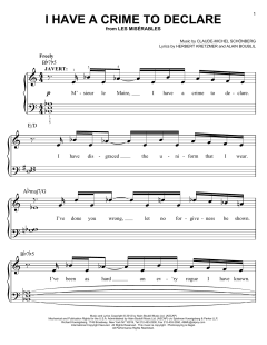 I Have A Crime To Declare von Alain Boublil (Download) 