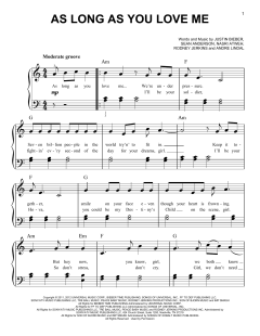 As Long As You Love Me von Justin Bieber (Download) 