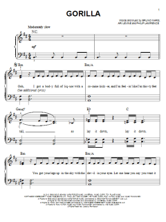 Gorilla von Bruno Mars (Download) 