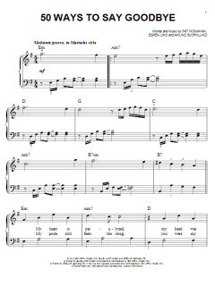 50 Ways To Say Goodbye von Train (Download) 