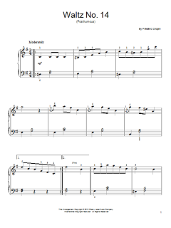 Waltz No. 14, Op. Posthumous, in E Minor von Frédéric Chopin (Download) 