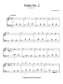 Waltz No. 2, Op. 34, No. 1 von Frédéric Chopin (Download) 