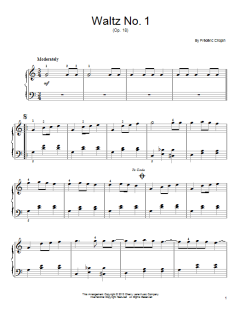Waltz No. 1, Op. 18 von Frédéric Chopin (Download) 