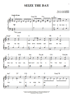 Seize The Day von Alan Menken (Download) 