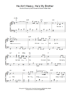 He Ain't Heavy, He's My Brother von Bob Russell (Download) 