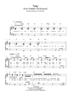 Telly ('From Matilda The Musical') von Tim Minchin (Download) 