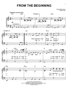 From The Beginning von Emerson, Lake & Palmer (Download) 