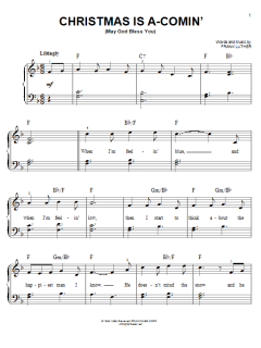 Christmas Is A-Comin' (May God Bless You) von Frank Luther (Download) 