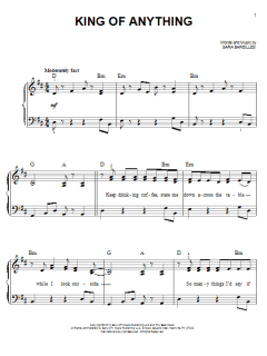 King Of Anything von Sara Bareilles (Download) 