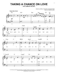 Taking A Chance On Love von Ted Fetter (Download) 