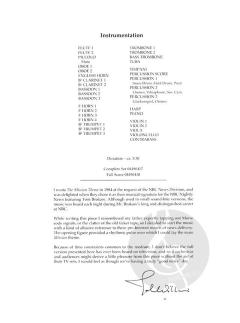 The Mission (N.B.C. News Theme) Deluxe Score von John Williams 