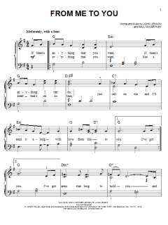 From Me To You von John Lennon (Download) 