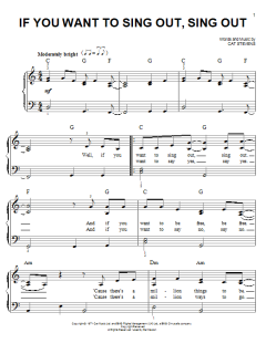 If You Want To Sing Out, Sing Out von Cat Stevens (Download) 