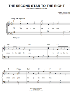 The Second Star To The Right von Sammy Cahn (Download) 