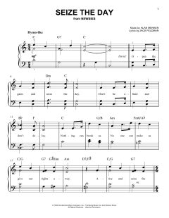 Seize The Day von Alan Menken (Download) 