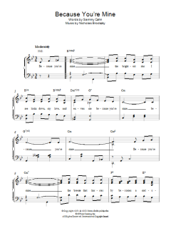 Because You're Mine von Sammy Cahn (Download) 