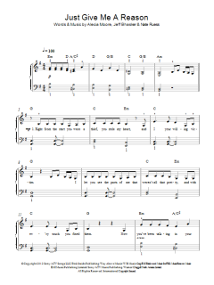 Just Give Me A Reason von Pink (Download) 