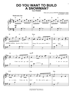 Do You Want To Build A Snowman? von Robert Lopez (Download) 