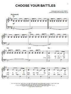 Choose Your Battles von Katy Perry (Download) 