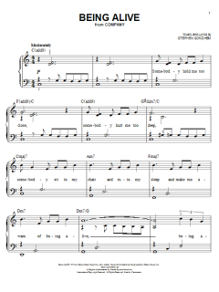 Being Alive von Stephen Sondheim (Download) 