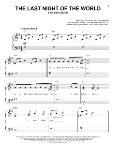 The Last Night Of The World von Alain Boublil (Download) 