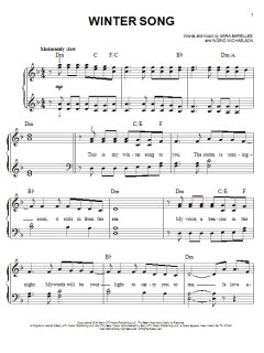 Winter Song von Sara Bareilles (Download) 