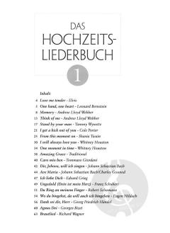 Das Hochzeits-Liederbuch Sopran / Tenor 