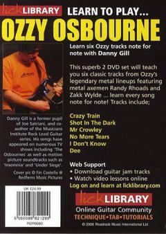Learn To Play Ozzy Osbourne von Ozzy Osbourne 