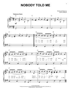 Nobody Told Me (Download) 