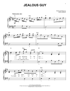 Jealous Guy (Download) 