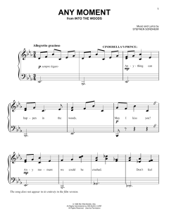 Any Moment - Part I von Stephen Sondheim (Download) 