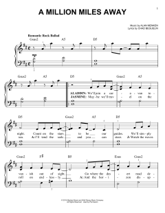 A Million Miles Away von Alan Menken (Download) 