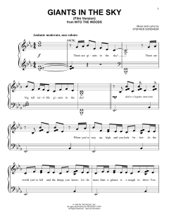 Giants In The Sky (Film Version) von Stephen Sondheim (Download) 