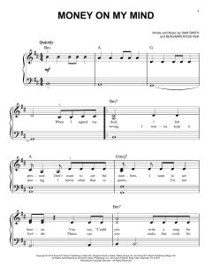 Money On My Mind von Sam Smith (Download) 