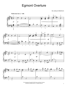 Overture To Egmont von Ludwig van Beethoven (Download) 