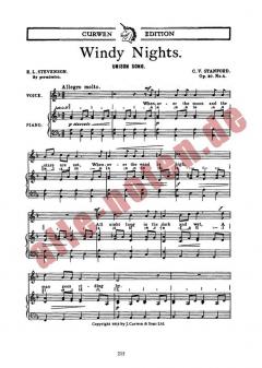 Windy Nights (Charles Villiers Stanford) 