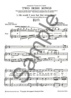 Two Irish Songs von Ludwig van Beethoven 