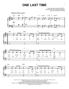 One Last Time von Ariana Grande (Download) 